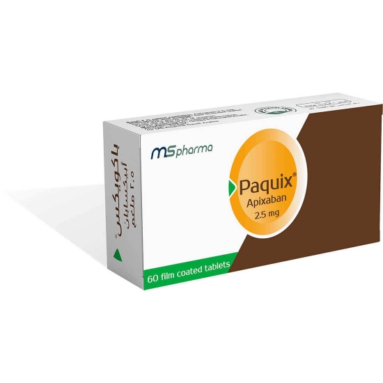 Picture of Paquix 2.5 mg 60 Tab